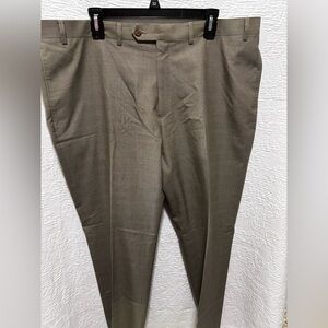 Ralph Lauren men’s taupe plaid dress pants